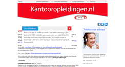 Desktop Screenshot of kantooropleidingen.nl