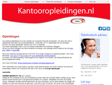 Tablet Screenshot of kantooropleidingen.nl